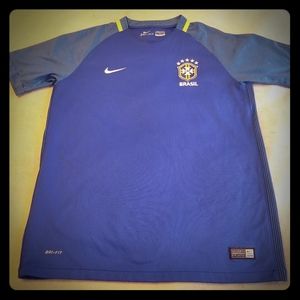 Youth Brazil Brasil Nike soccer futbol jersey